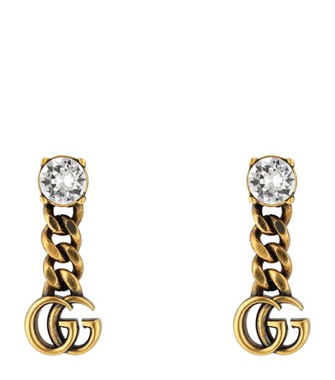 gucci double g clip on earring|Designer Fashion Earrings .